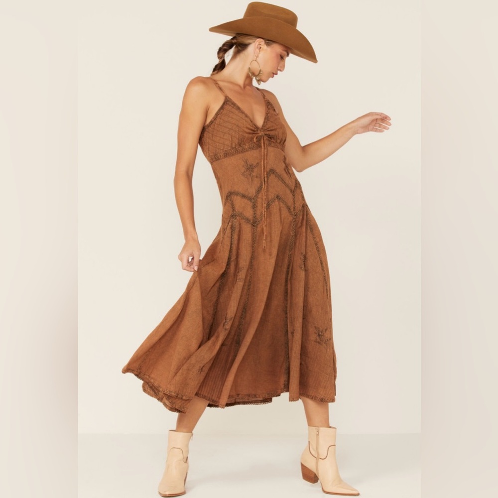 SCULLY WOMEN'S LONG SPAGHETTI STRAP DRESS